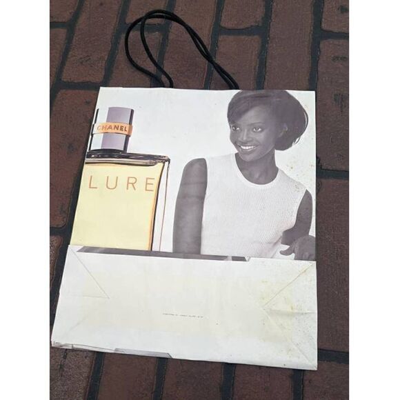 Chanel Allure 1998 Shopping Tote Bag Vintage Perfume Parfum Advertising‎ - Picture 2 of 5